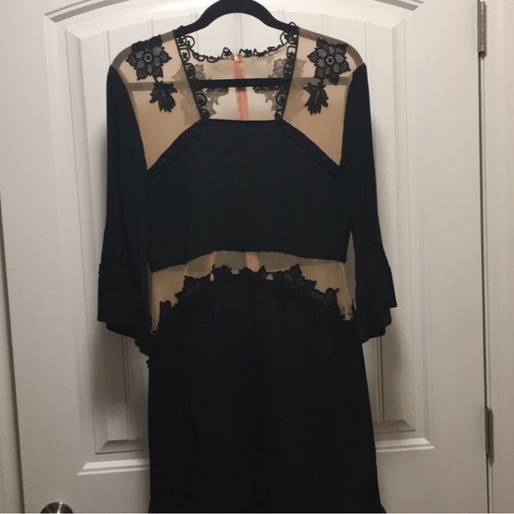 For Love and Lemons Lilou Appliqué Dress L - Picture 3 of 6